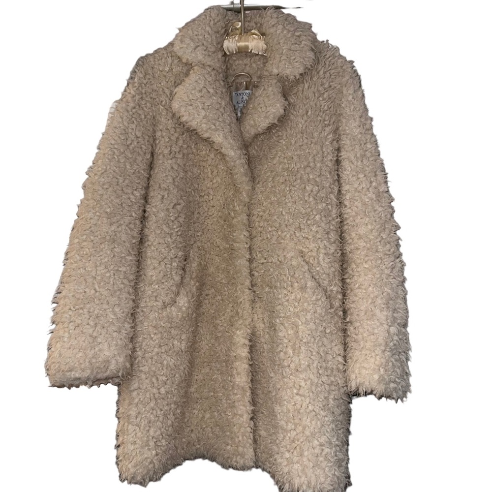Cream Teddy Sherpa Women’s Coat